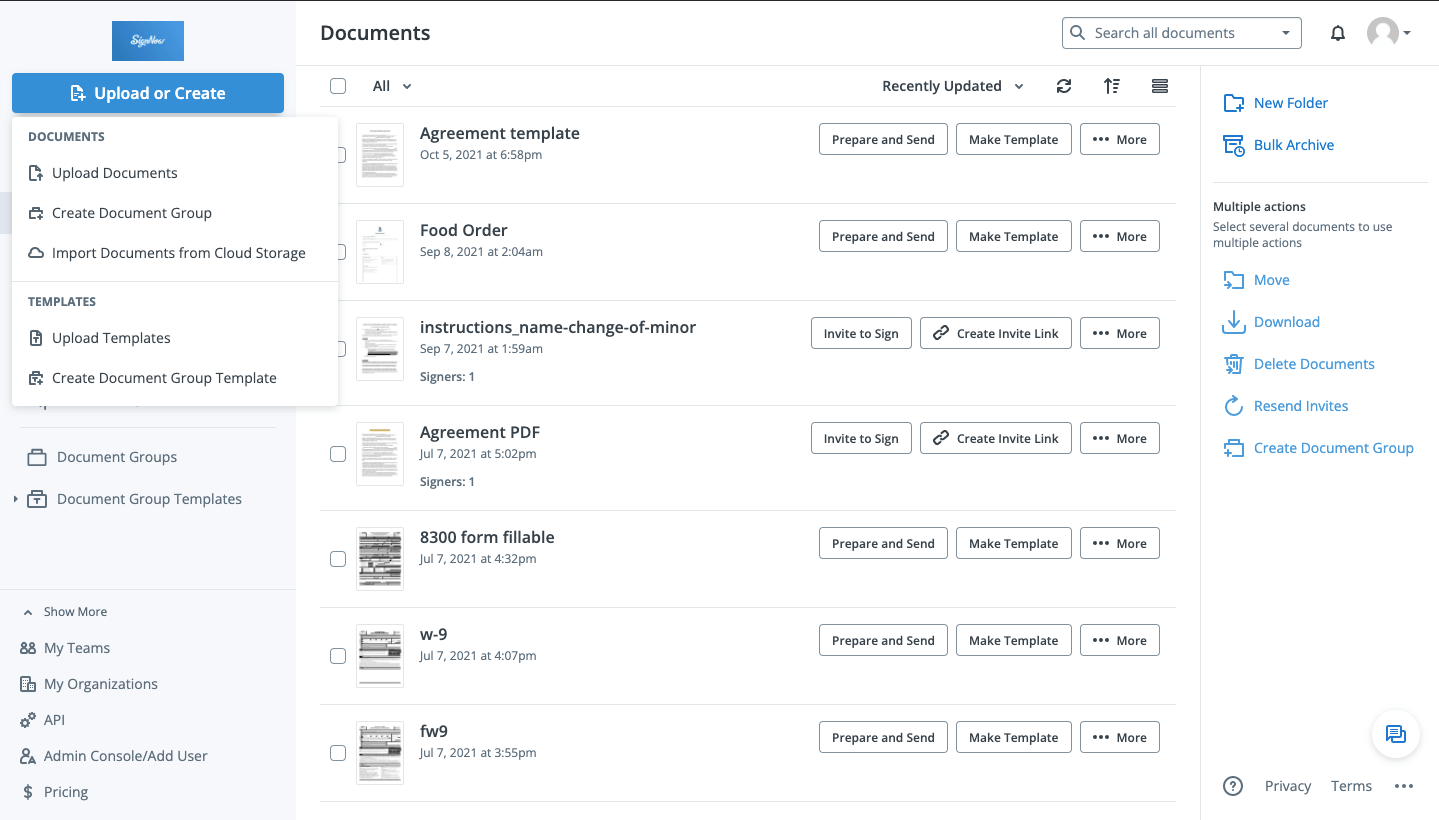 Upload a document Upload a document