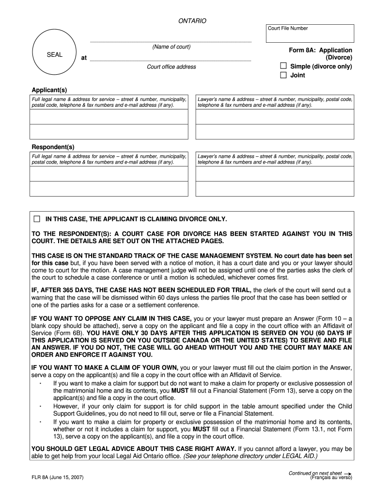 Canada Legal Forms
